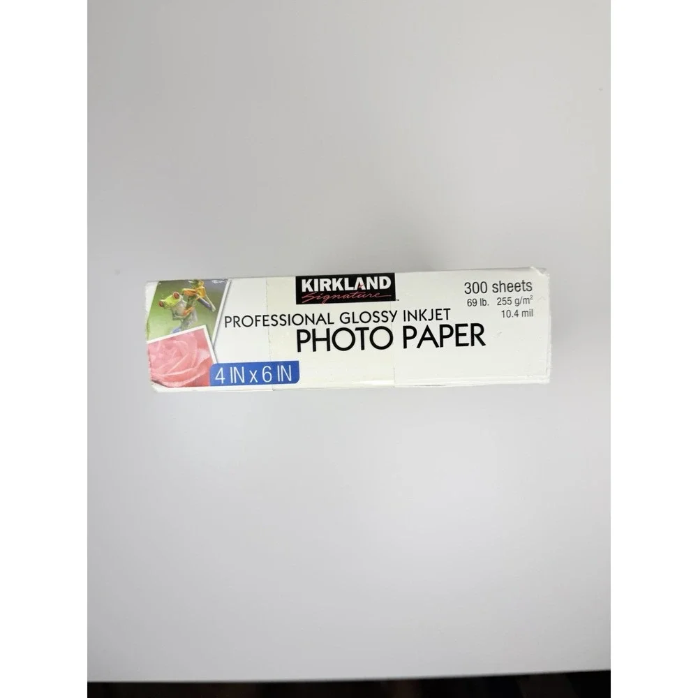 Kirkland Signature 4 x 6 Professional 69 Lb Glossy Inkjet Photo Paper 300 503636